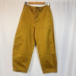 Ruti "On The Loose" Architectural Lagenlook Barrel Pants Tan Size 2